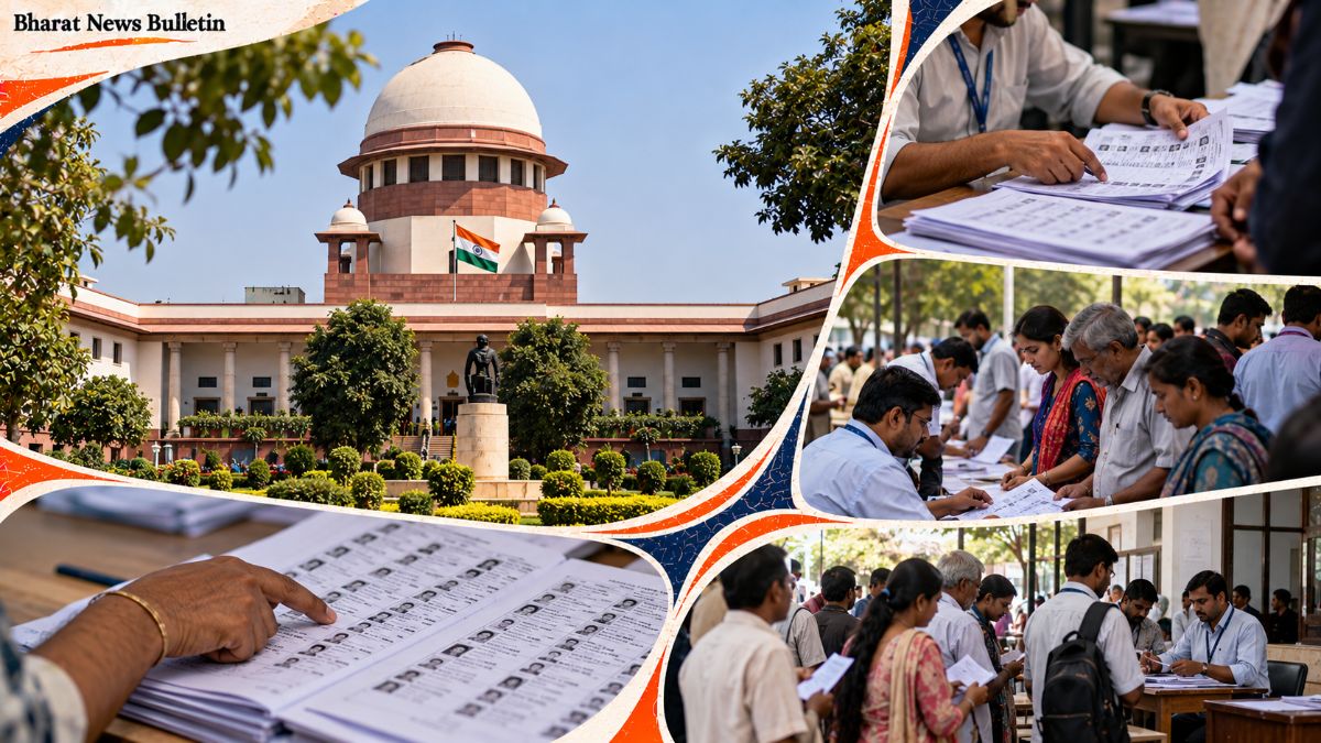 Supreme Court proceedings on voter registration and Delhi electoral-roll revision