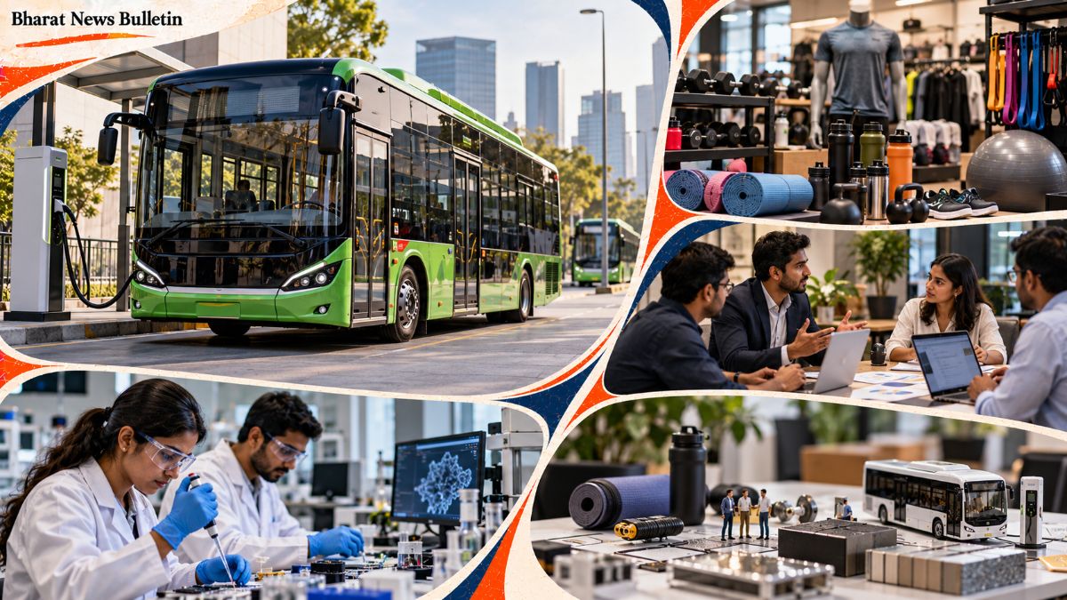 Indian startup funding across fitness products, electric mobility and advanced materials